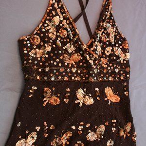 Sequin Butterfly Camisole